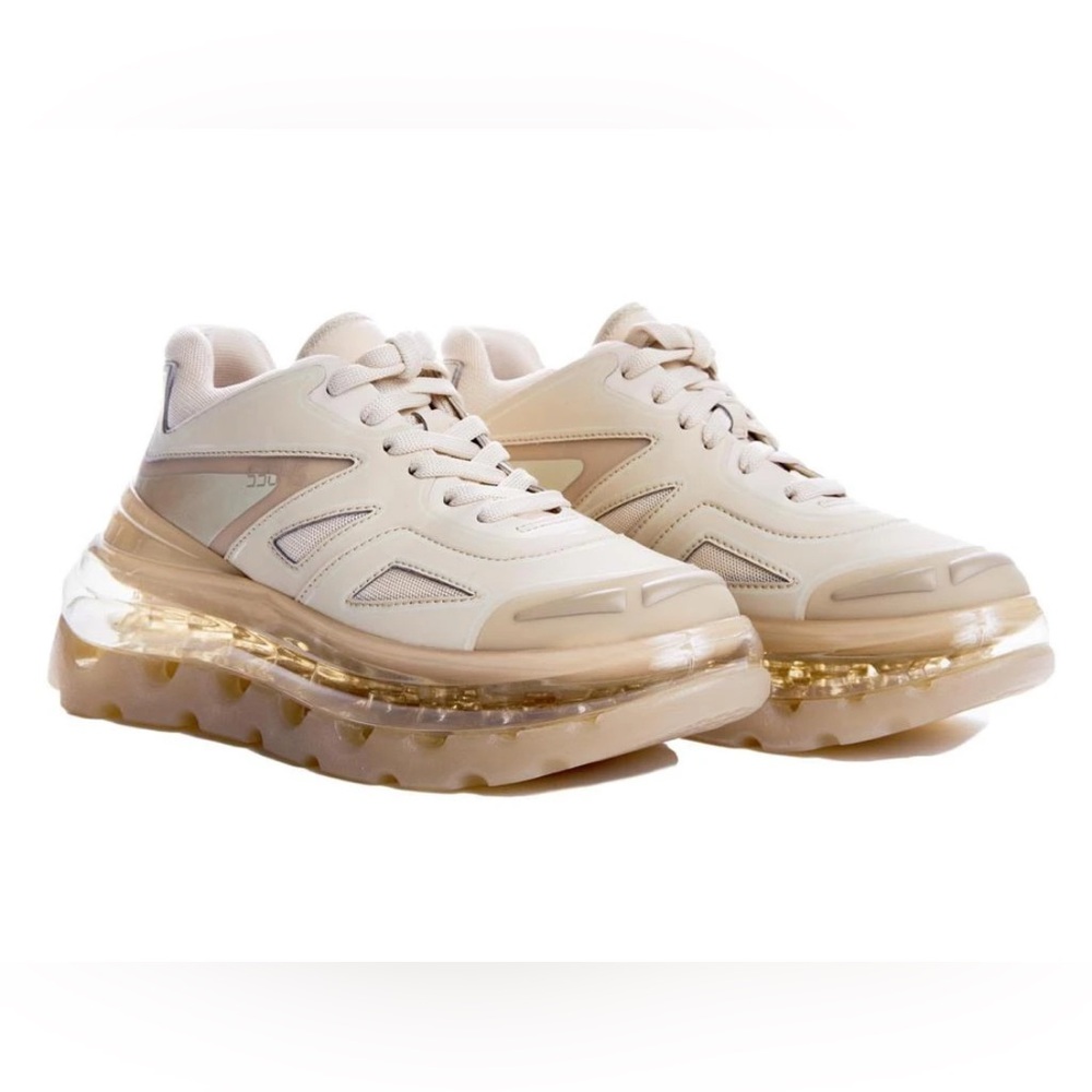 SHOES 53045 Bump'air Low-top Platform Sneakers Size Euro 37